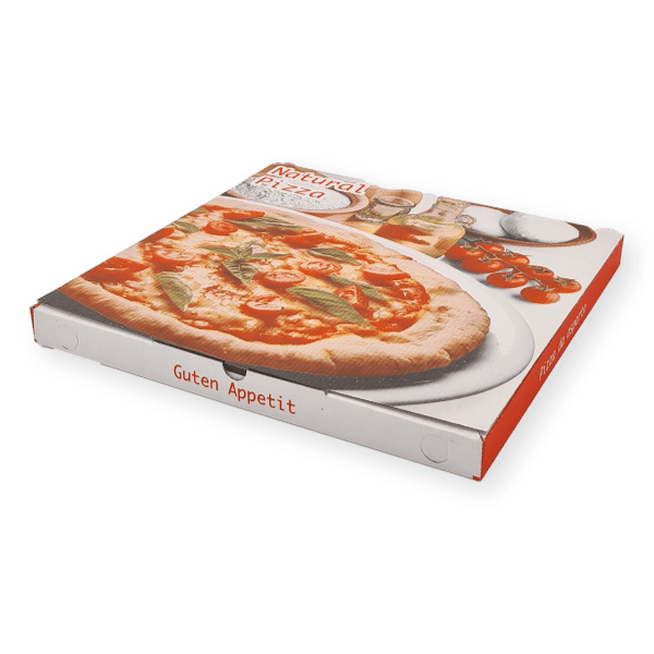 Pizzakarton Naturale mit neutraldruck