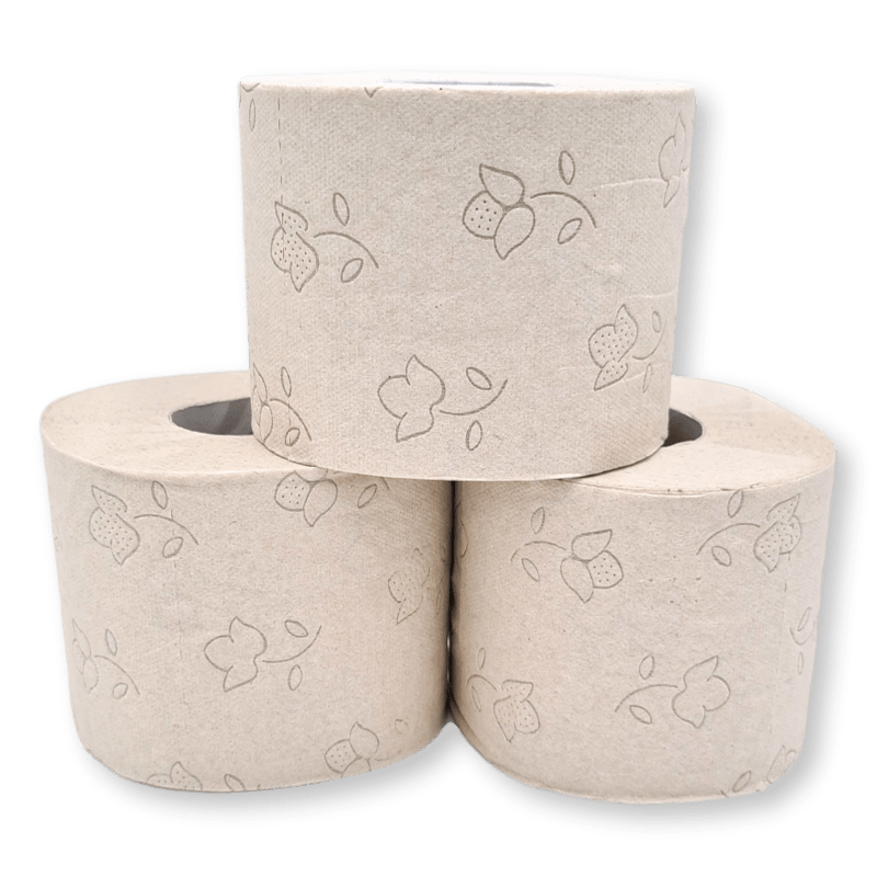 Recyelte Toilettenpapier Rollen 