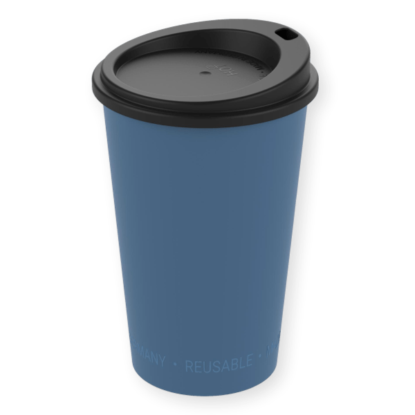Mehrweg-Kaffeebecher To Go in blau
