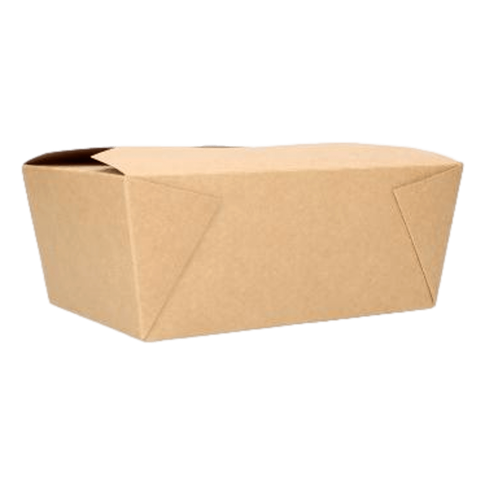 Snackboxen | Papier | ungeteilt | 2700ml | 220x160x90mm | braun