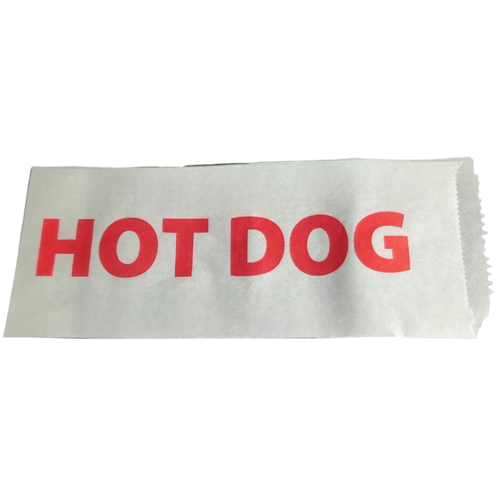 Hot Dog Beutel mit Neutraldruck in weiß